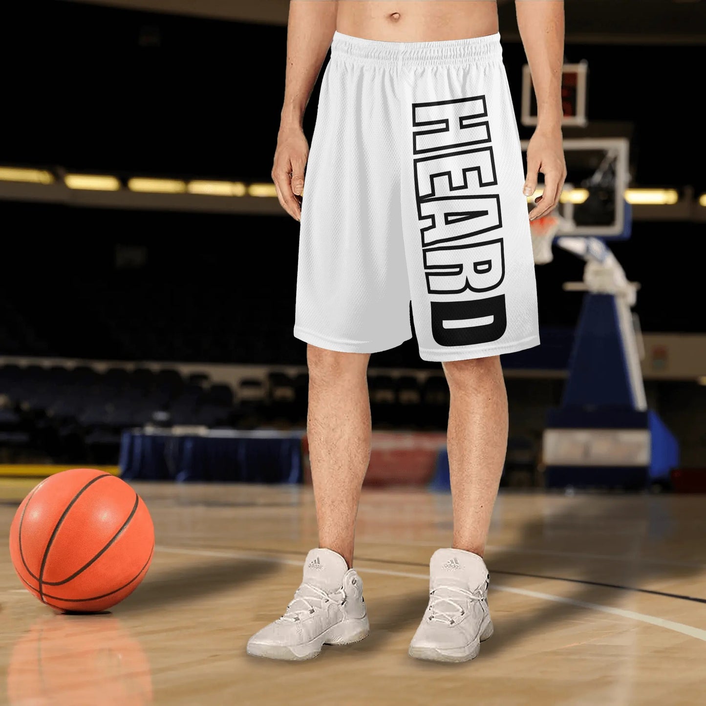 HEARD Drip Mens Mesh Basketball Shorts