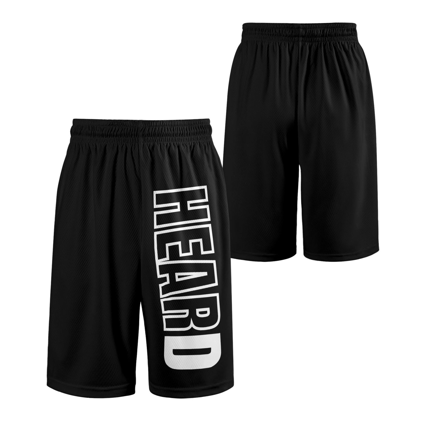 HEARD DRIP Mens Mesh Basketball Shorts