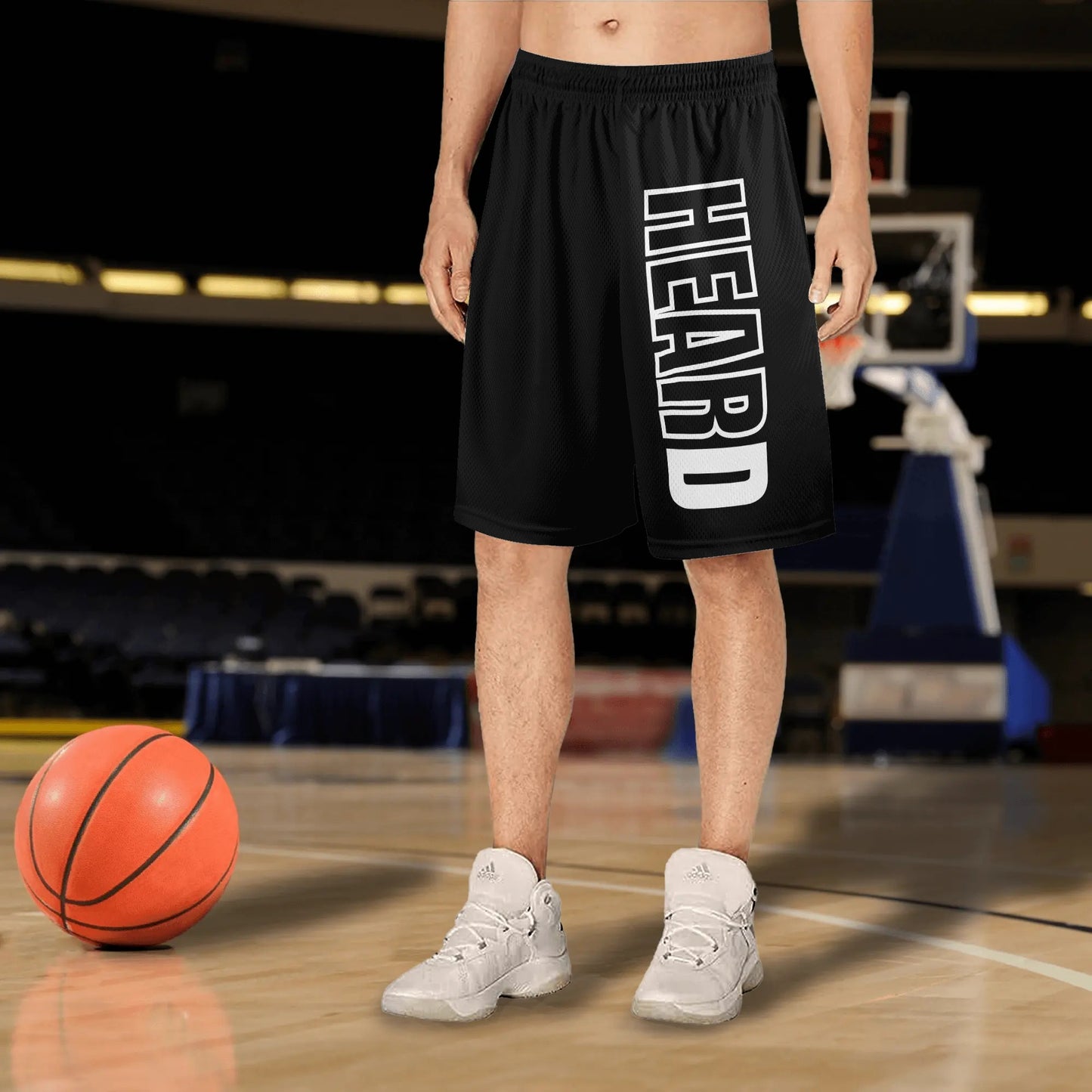 HEARD DRIP Mens Mesh Basketball Shorts