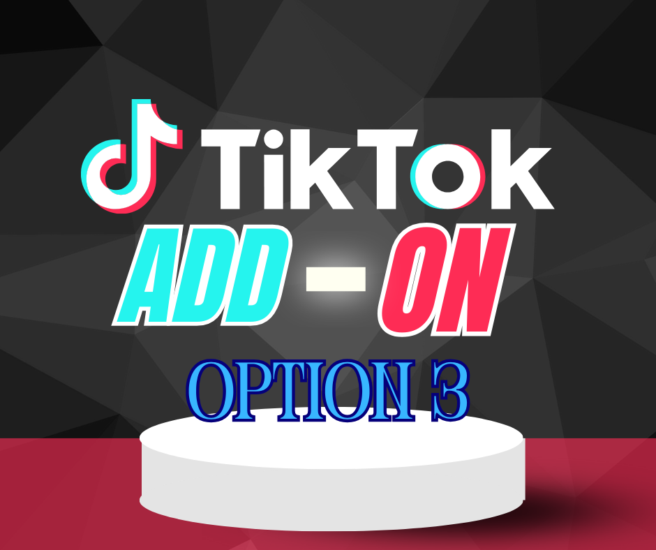 Tiktok Promotion Add On Option 3