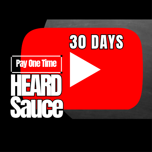 HEARD Sauce: 30-day YouTube Campaign